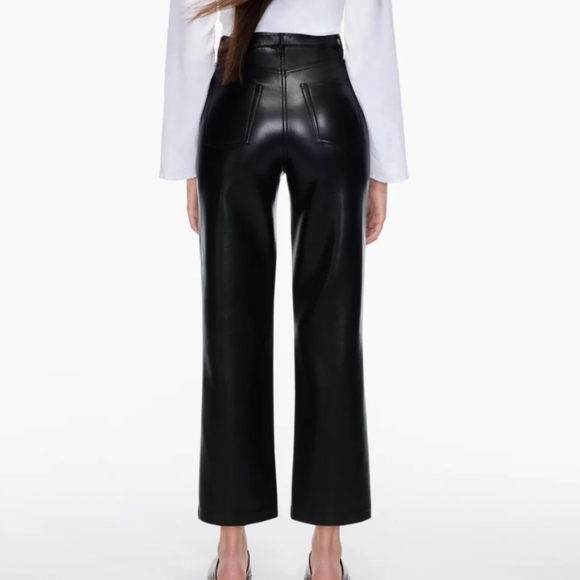 Wilfred Melina Cropped Vegan Leather Pants - Picture 2 of 9